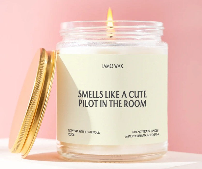Smells Like A Cute Pilot In The Room Candle